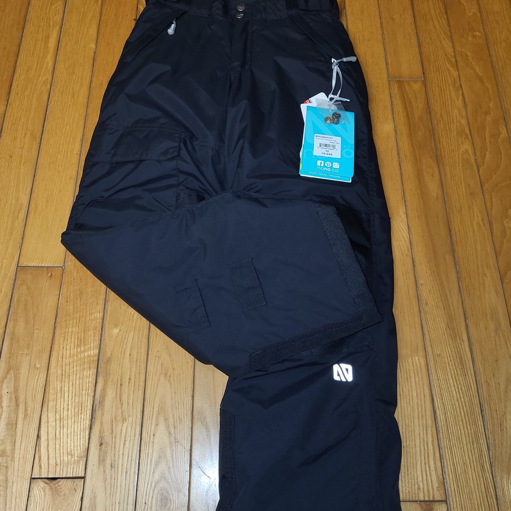 Nano Kids Black Snow Pants